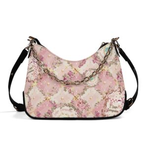<span class="stc" style="color:#b0e2d7">Chain Shoulder Bag</span><br>チェーンショルダーバッグ<br><span class="stb">(フローラルチェック : ピンク)</span>