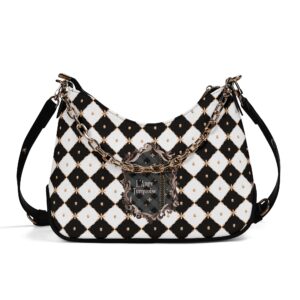 <span class="stc" style="color:#b0e2d7">Chain Shoulder Bag</span><br>チェーンショルダーバッグ<br><span class="stb">(ロイヤルチェック : ブラック)</span>