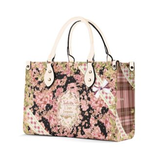 <span class="stc" style="color:#b0e2d7">Hand Bag</span><br>ハンドバッグ<br><span class="stb">(フローラル : ブラック)</span>