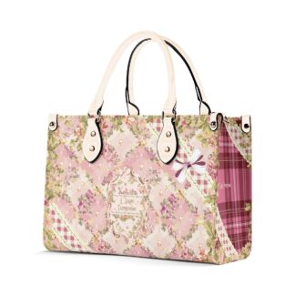 <span class="stc" style="color:#b0e2d7">Hand Bag</span><br>ハンドバッグ<br><span class="stb">(フローラルチェック : ピンク)</span>