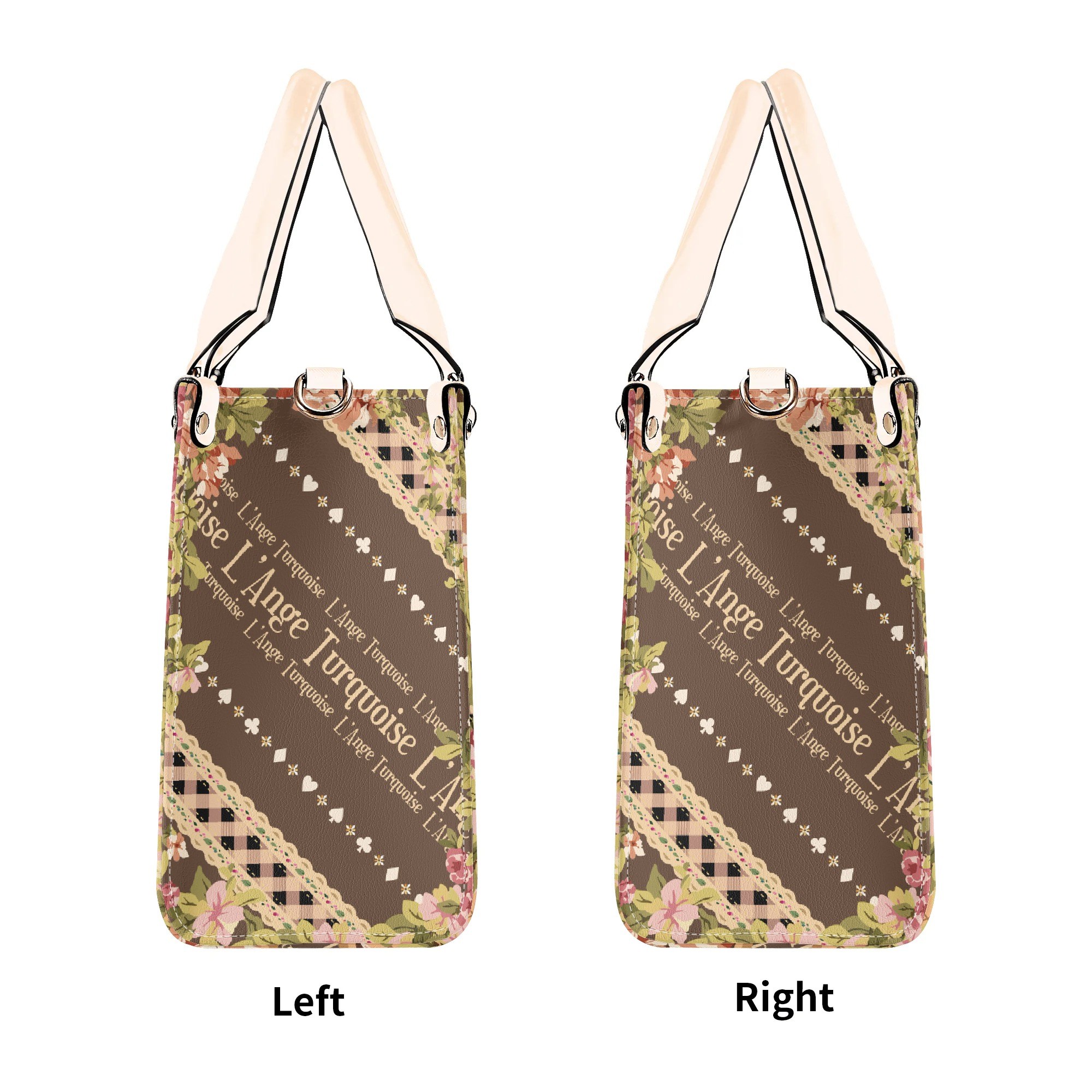 <span class="stc" style="color:#b0e2d7">Hand Bag</span><br>ハンドバッグ<br><span class="stb">(アーガイル : ブラウン)</span> - 画像 (4)