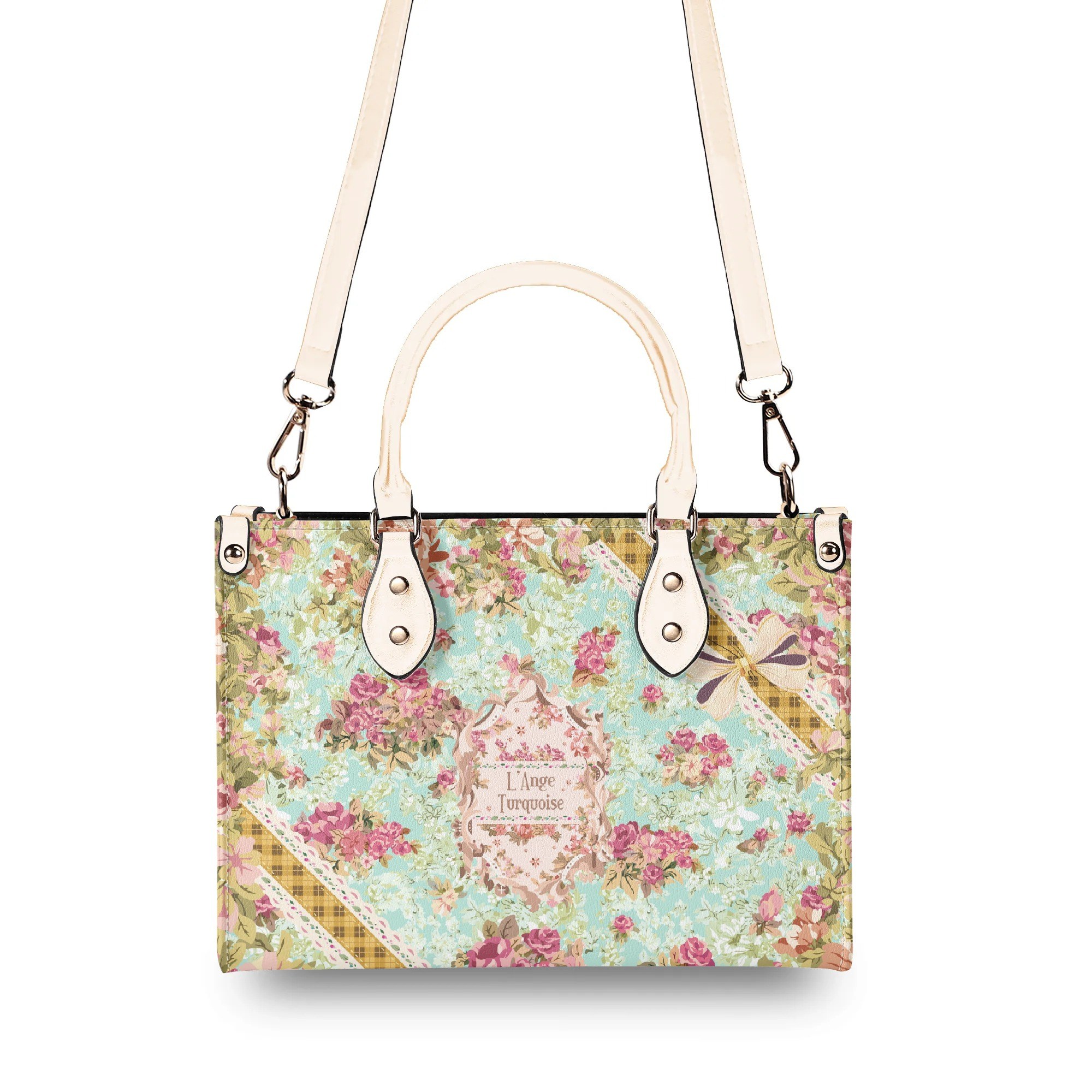 <span class="stc" style="color:#b0e2d7">Hand Bag</span><br>ハンドバッグ<br><span class="stb">(ブーケ : ターコイズ)</span> - 画像 (3)