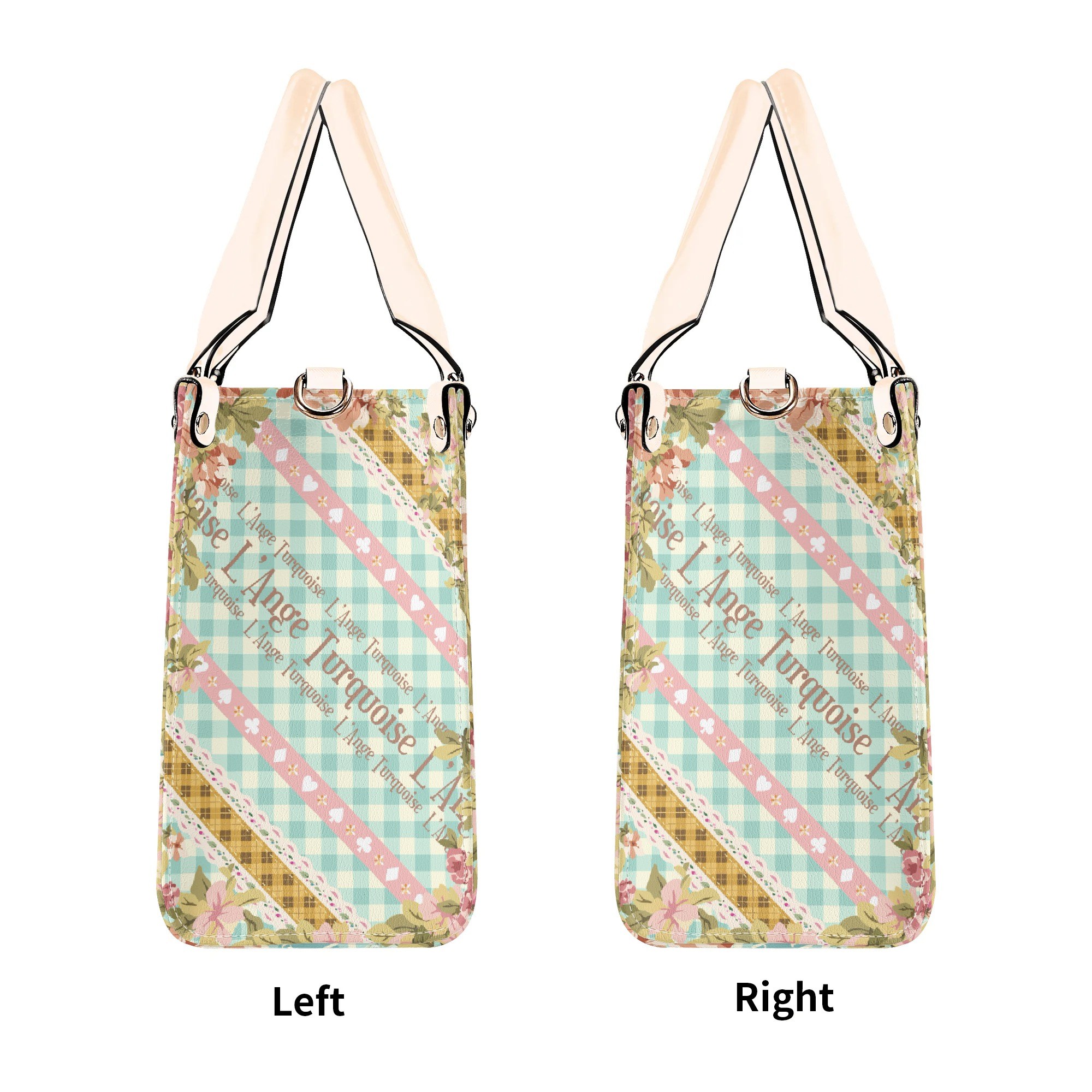 <span class="stc" style="color:#b0e2d7">Hand Bag</span><br>ハンドバッグ<br><span class="stb">(ブーケ : ターコイズ)</span> - 画像 (4)