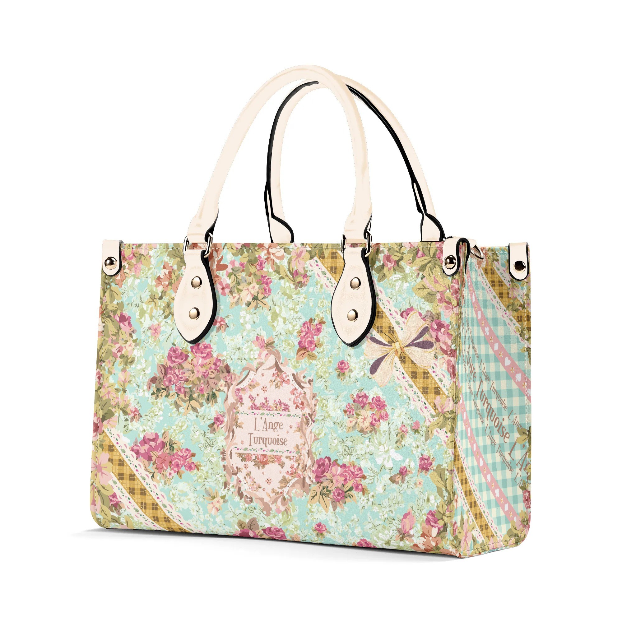 <span class="stc" style="color:#b0e2d7">Hand Bag</span><br>ハンドバッグ<br><span class="stb">(ブーケ : ターコイズ)</span>