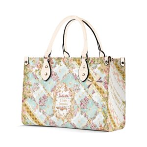 <span class="stc" style="color:#b0e2d7">Hand Bag</span><br>ハンドバッグ<br><span class="stb">(フローラルチェック : ブルー 2)</span>