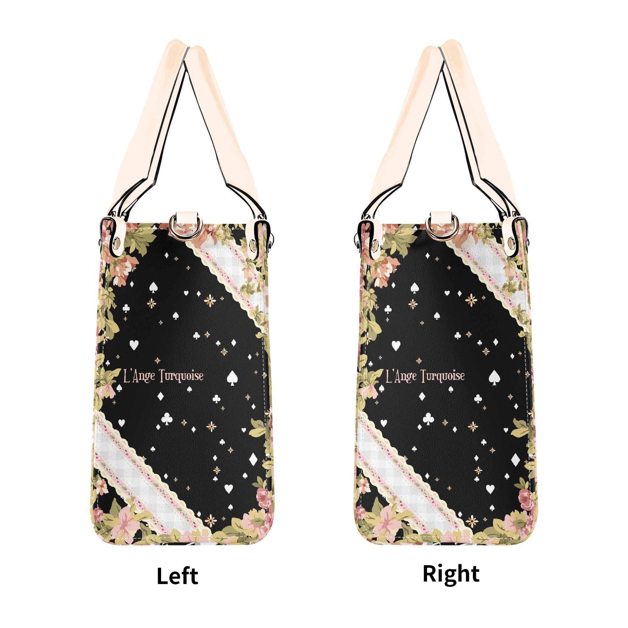 <span class="stc" style="color:#b0e2d7">Hand Bag</span><br>ハンドバッグ<br><span class="stb">(ロイヤルチェック : ブラック)</span> - 画像 (4)