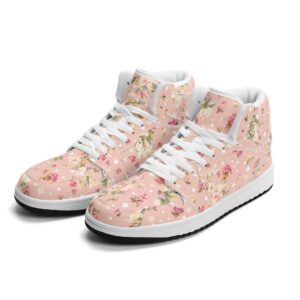 <span class="stc" style="color:#b0e2d7">High Top Sneakers</span><br>ハイカットスニーカー<br><span class="stb">(ローズマジック : ピンクベージュ)</span>