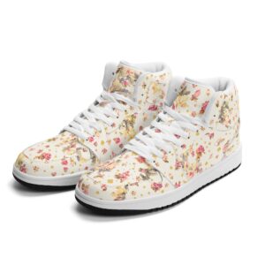 <span class="stc" style="color:#b0e2d7">High Top Sneakers</span><br>ハイカットスニーカー<br><span class="stb">(ローズマジック : ライトクリームオフホワイト)</span>