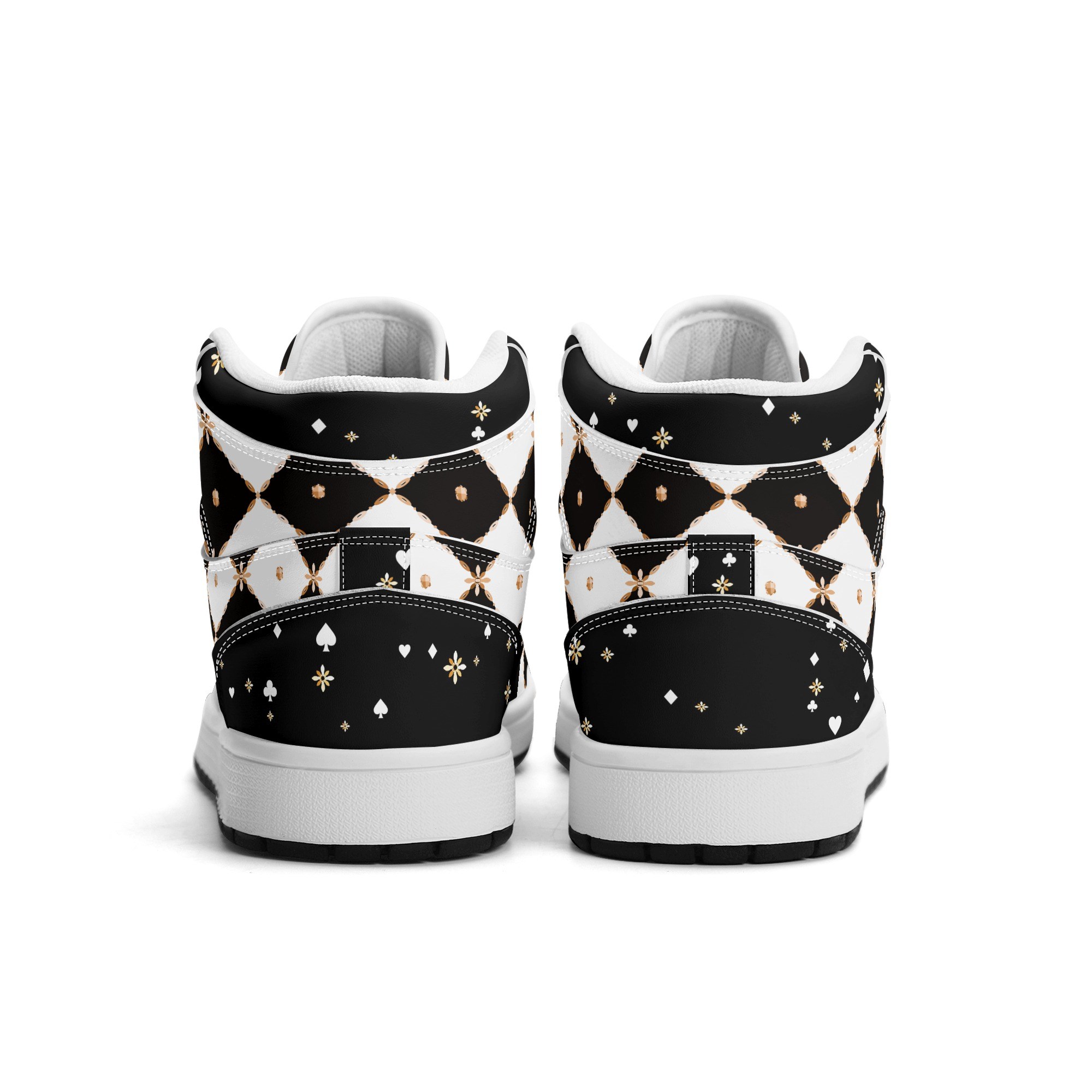 <span class="stc" style="color:#b0e2d7">High Top Sneakers</span><br>ハイカットスニーカー<br><span class="stb">(ロイヤルチェック : ブラック)</span> - 画像 (6)