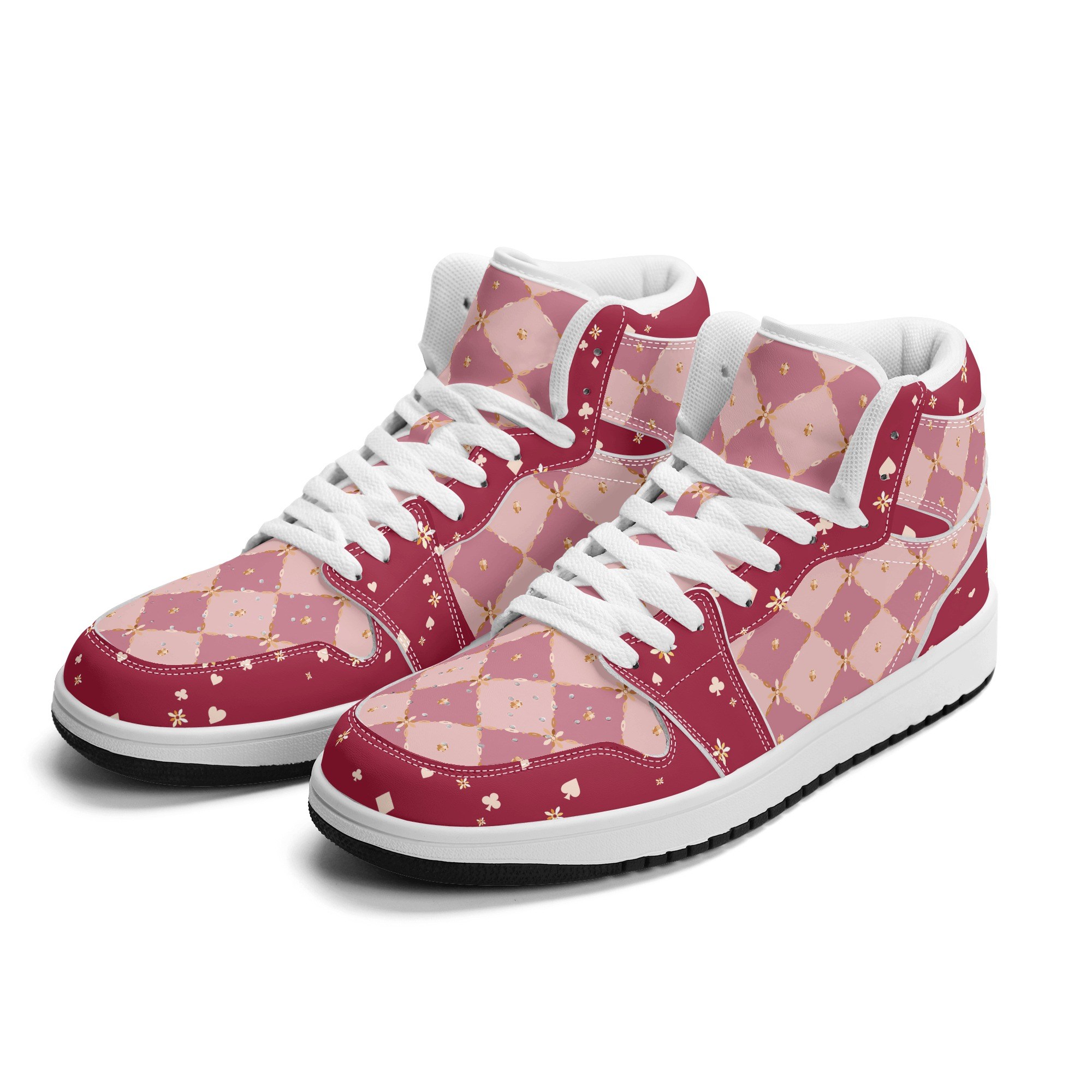 <span class="stc" style="color:#b0e2d7">High Top Sneakers</span><br>ハイカットスニーカー<br><span class="stb">(ロイヤルチェック : ミックスベリー)</span>