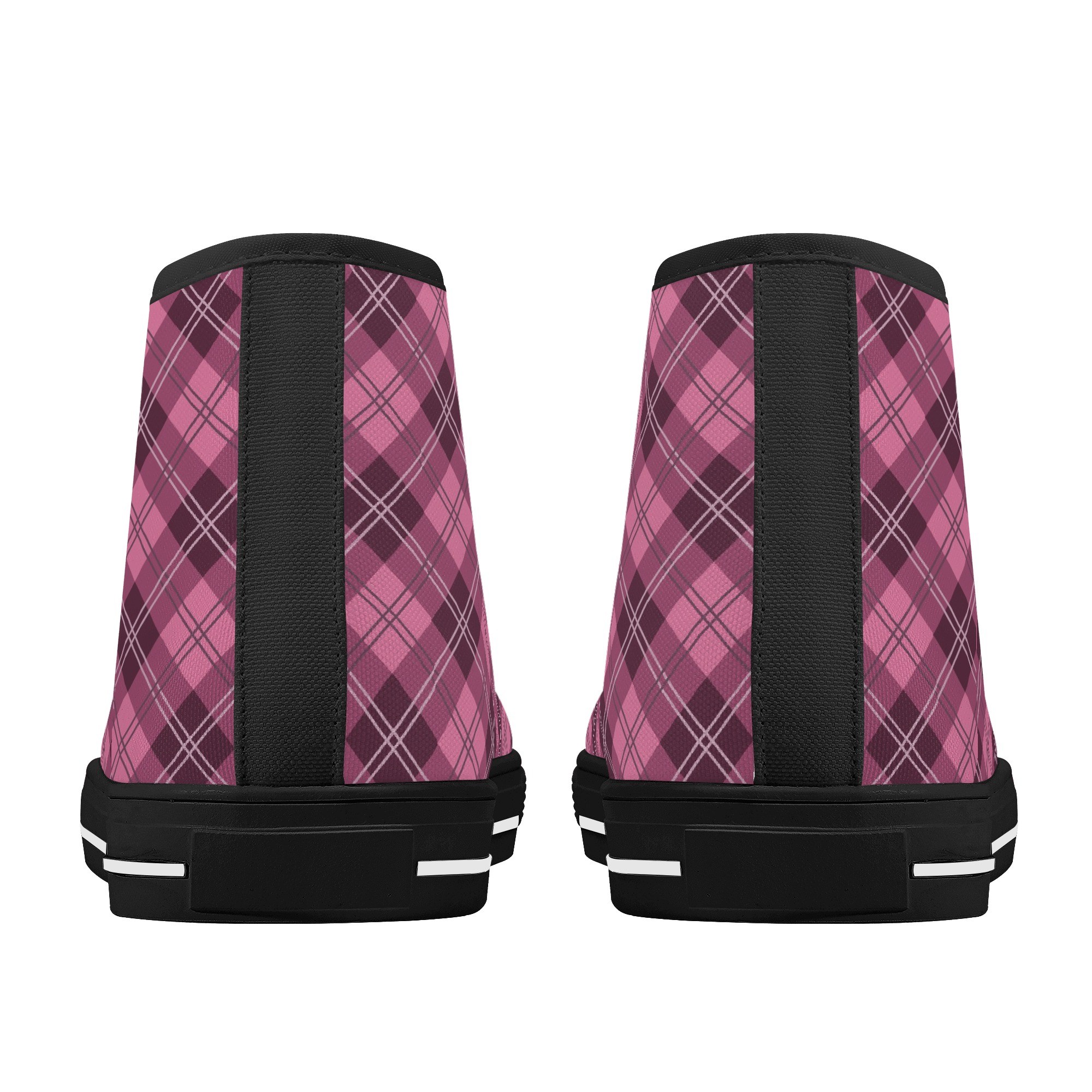 <span class="stc" style="color:#b0e2d7">High Top Canvas Shoes</span><br>ハイカット キャンバスシューズ<br><span class="stb">(アーガイル : ダークピンク)</span> - 画像 (3)