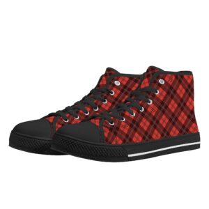 <span class="stc" style="color:#b0e2d7">High Top Canvas Shoes</span><br>ハイカット キャンバスシューズ<br><span class="stb">(アーガイル : レッド 2)</span>