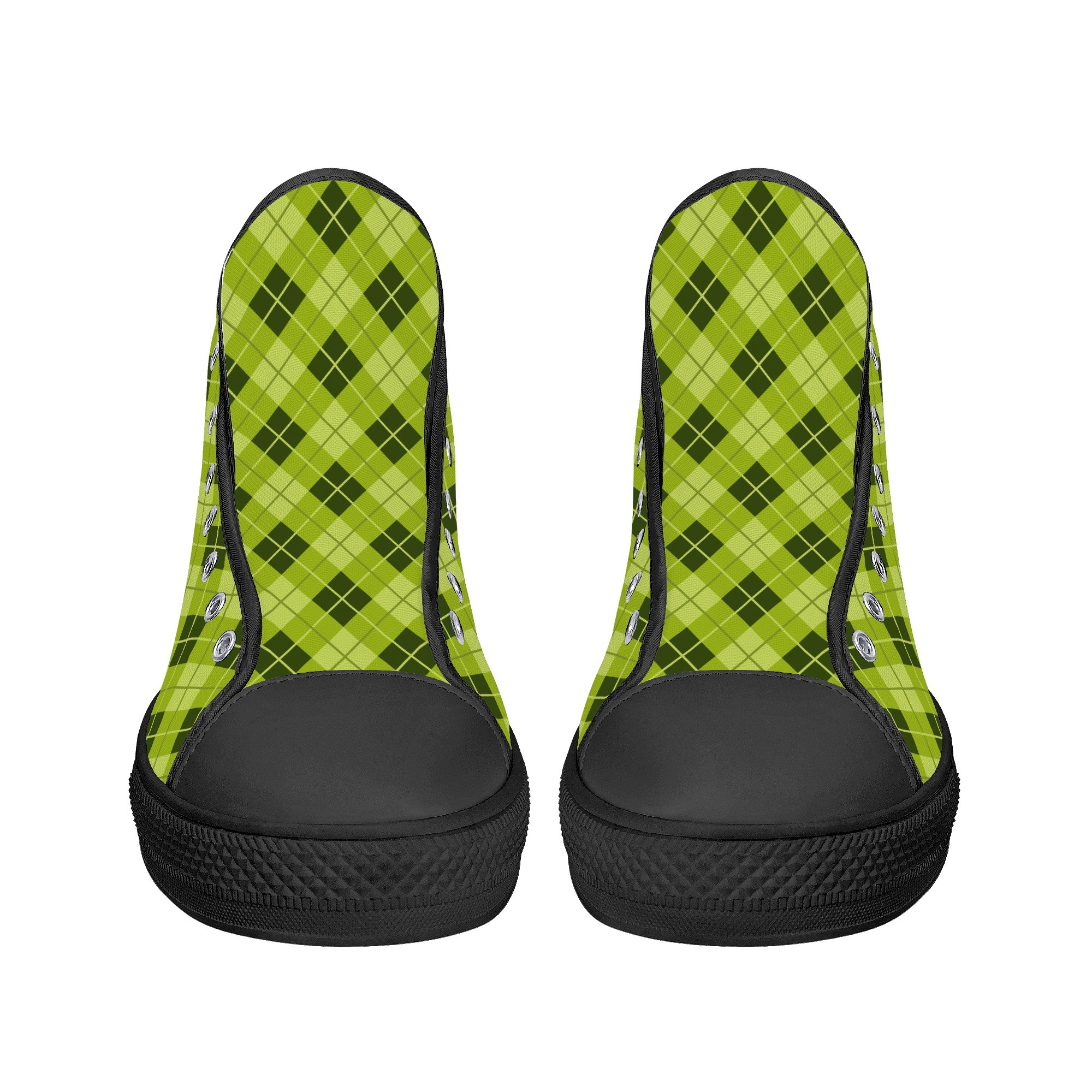 <span class="stc" style="color:#b0e2d7">High Top Canvas Shoes</span><br>ハイカット キャンバスシューズ<br><span class="stb">(アーガイル : グリーン)</span> - 画像 (4)