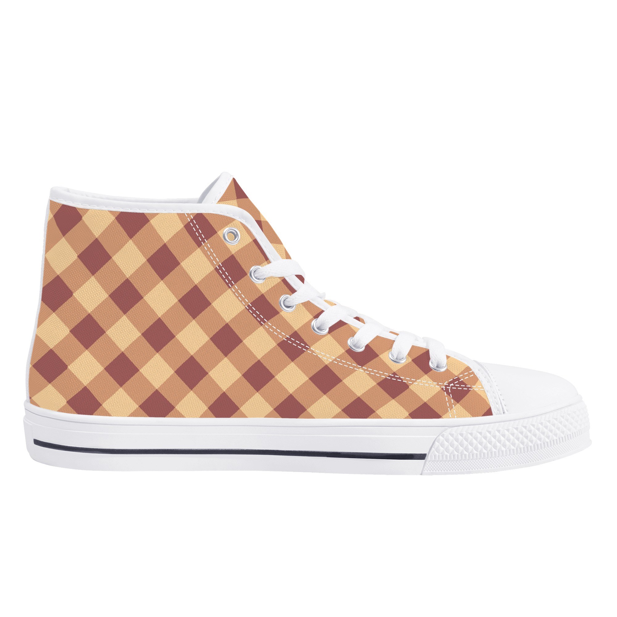 <span class="stc" style="color:#b0e2d7">High Top Canvas Shoes</span><br>ハイカット キャンバスシューズ<br><span class="stb">(ギンガムチェック : マロン)</span> - 画像 (14)