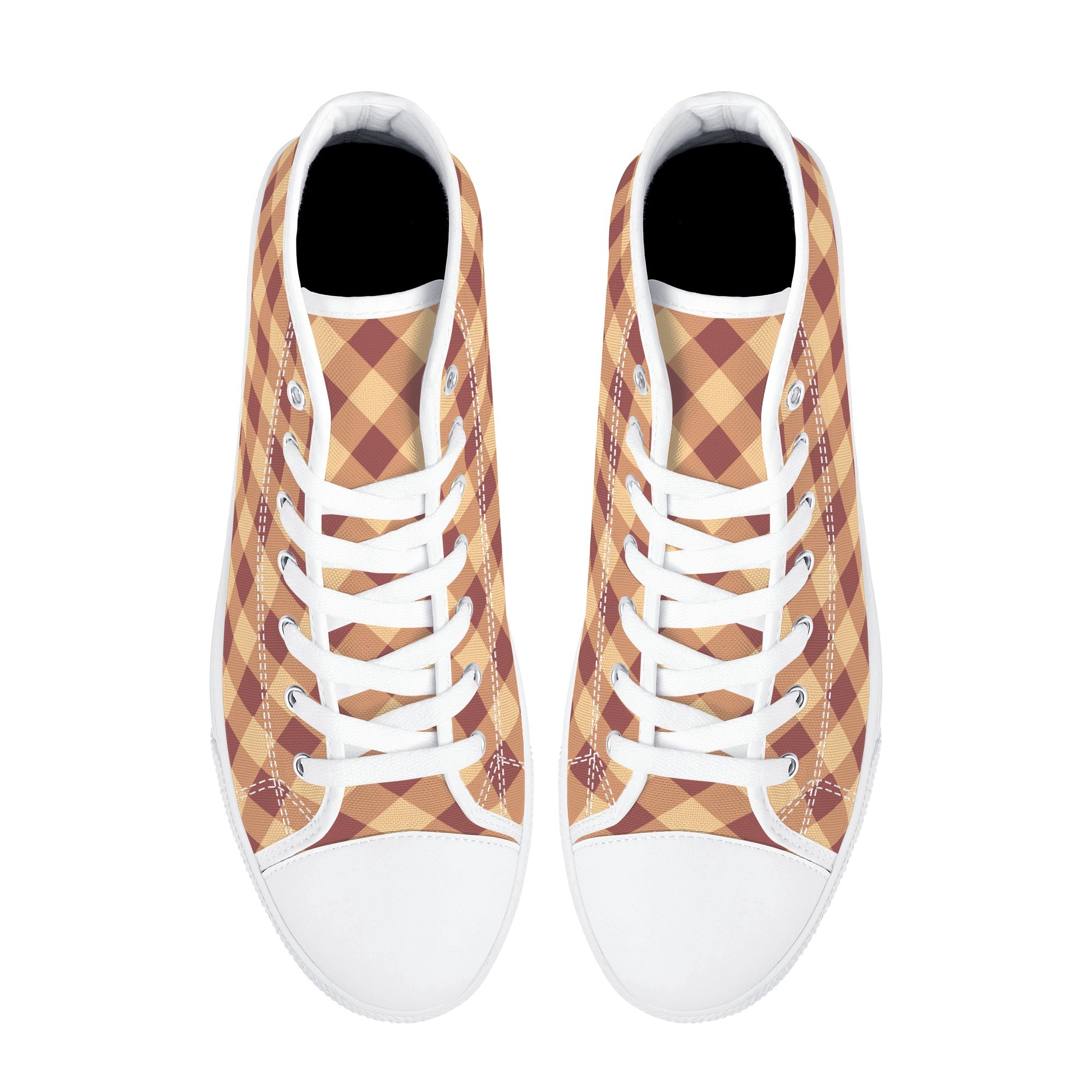 <span class="stc" style="color:#b0e2d7">High Top Canvas Shoes</span><br>ハイカット キャンバスシューズ<br><span class="stb">(ギンガムチェック : マロン)</span> - 画像 (10)