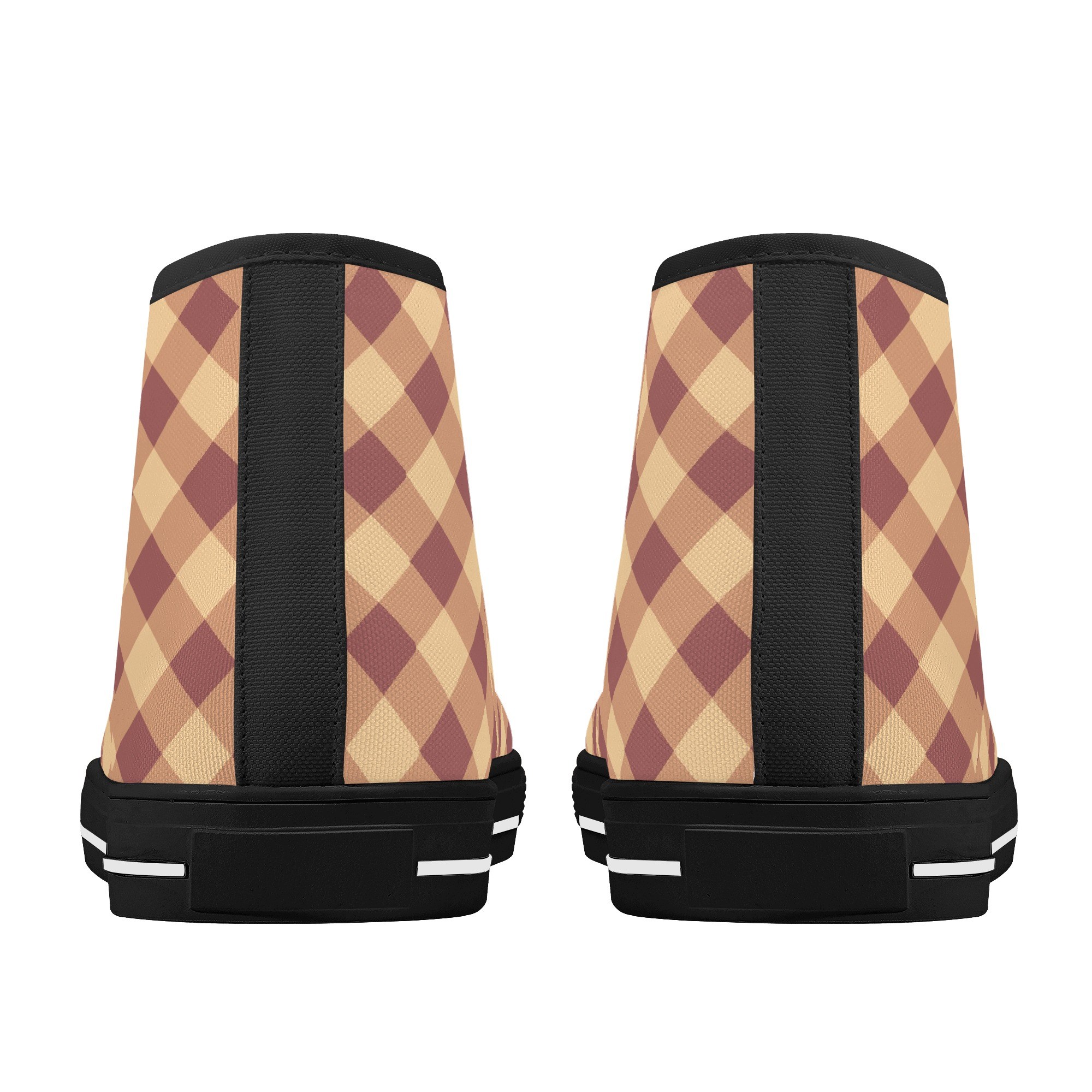 <span class="stc" style="color:#b0e2d7">High Top Canvas Shoes</span><br>ハイカット キャンバスシューズ<br><span class="stb">(ギンガムチェック : マロン)</span> - 画像 (3)