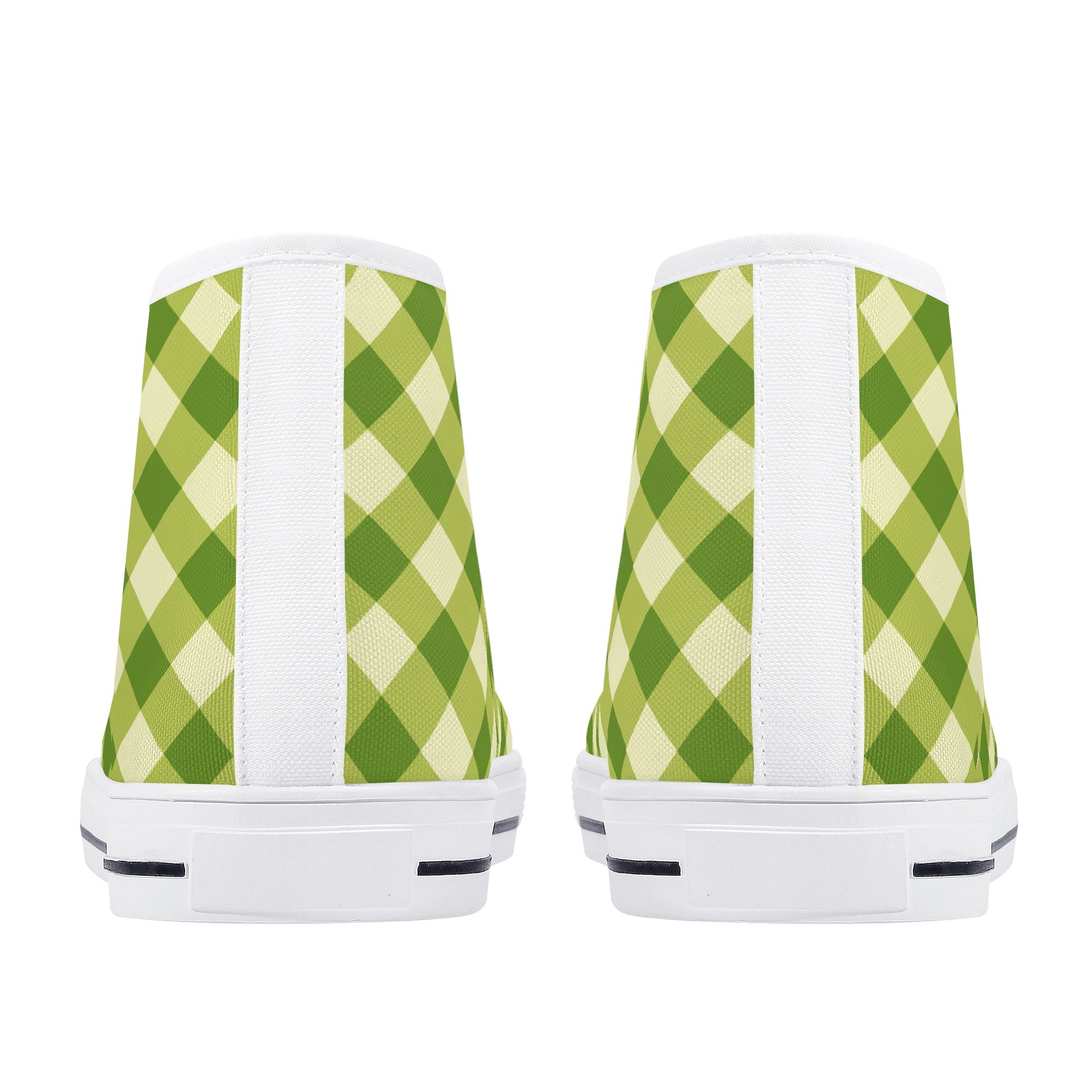 <span class="stc" style="color:#b0e2d7">High Top Canvas Shoes</span><br>ハイカット キャンバスシューズ<br><span class="stb">(ギンガムチェック : ライムグリーン)</span> - 画像 (4)