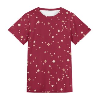 <span class="stc" style="color:#b0e2d7">T shirt</span><br>Tシャツ<br><span class="stb">(マジックナイト : ワインレッド)</span>