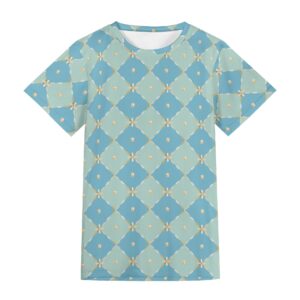 <span class="stc" style="color:#b0e2d7">T shirt</span><br>Tシャツ<br><span class="stb">(ロイヤルチェック : ブルー)</span>