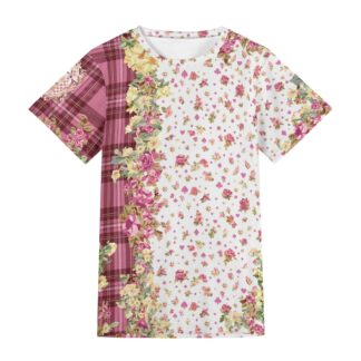 <span class="stc" style="color:#b0e2d7">T shirt</span><br>Tシャツ<br><span class="stb">(タータンローズマジック : ホワイト)</span>