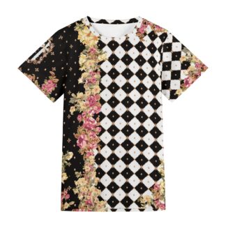 <span class="stc" style="color:#b0e2d7">T shirt</span><br>Tシャツ<br><span class="stb">(ロイヤルチェックスター : ブラック)</span>