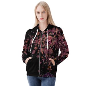 <span class="stc" style="color:#b0e2d7;">Zip Up Hoodie Jacket</span><br>ジップアップパーカー<br><span class="stb">(Meditation or Dreamin')</span>