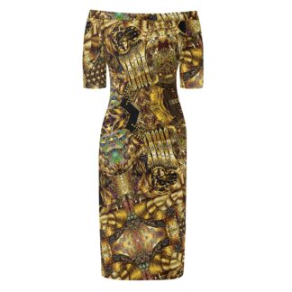 <span class="stc" style="color:#b0e2d7;">Off The Shoulder Pencil Dress</span><br>オフショルダー<br>6分袖 ペンシルドレス<br><span class="stb">(Infinite Possibility 2023)</span>