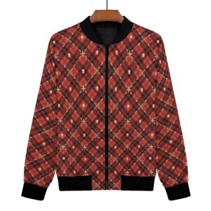 <span class="stc" style="color:#b0e2d7;">Bomber Jacket</span><br>フライトジャケット<br><span class="stb">(アーガイル : レッド)</span>