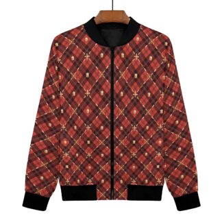 <span class="stc" style="color:#b0e2d7;">Bomber Jacket</span><br>フライトジャケット<br><span class="stb">(アーガイル : レッド)</span>