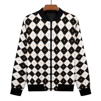 <span class="stc" style="color:#b0e2d7;">Bomber Jacket</span><br>フライトジャケット<br><span class="stb">(ロイヤルチェック : ブラック)</span>