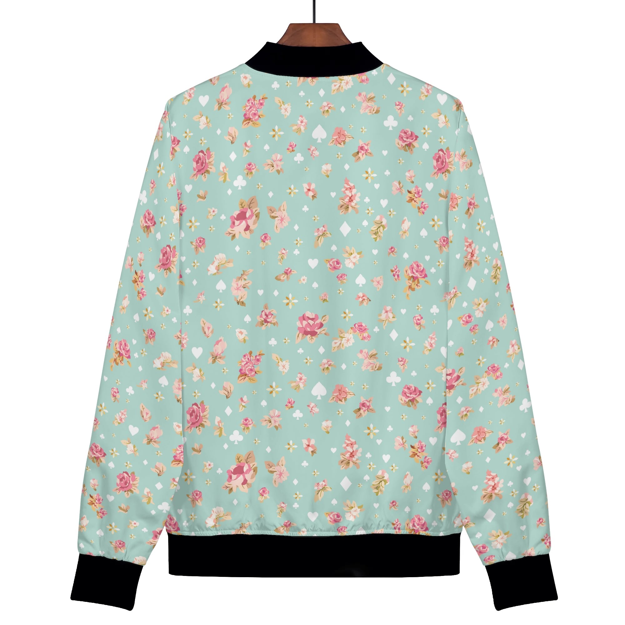 <span class="stc" style="color:#b0e2d7;">Bomber Jacket</span><br>フライトジャケット<br><span class="stb">(ローズマジック : ターコイズ)</span> - 画像 (2)