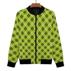 <span class="stc" style="color:#b0e2d7;">Bomber Jacket</span><br>フライトジャケット<br><span class="stb">(アーガイル : グリーン)</span>