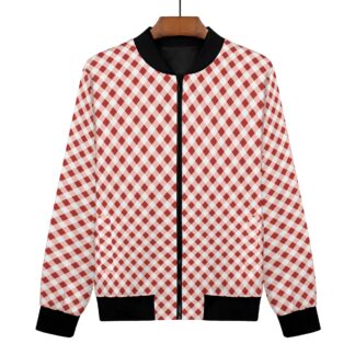 <span class="stc" style="color:#b0e2d7;">Bomber Jacket</span><br>フライトジャケット<br><span class="stb">(ギンガムチェック:レッド2)</span>