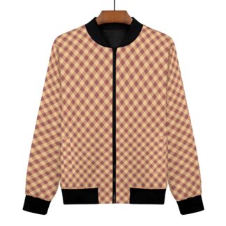 <span class="stc" style="color:#b0e2d7;">Bomber Jacket</span><br>フライトジャケット<br><span class="stb">(ギンガムチェック : マロン)</span>