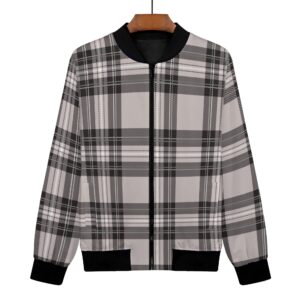 <span class="stc" style="color:#b0e2d7;">Bomber Jacket</span><br>フライトジャケット<br><span class="stb">(タータンチェック : グレー)</span>