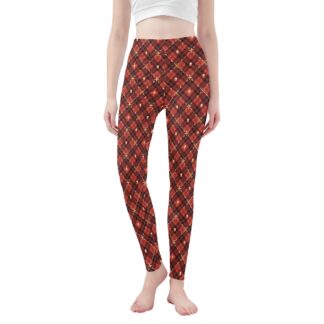<span class="stc" style="color:#b0e2d7;">Leggings Yoga Pants</span><br>ヨガウェア レギンス<br><span class="stb">(アーガイル : レッド)</span>