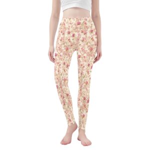 <span class="stc" style="color:#b0e2d7;">Leggings Yoga Pants</span><br>ヨガウェア レギンス<br><span class="stb">(ローズビッツ : ピンクベージュ)</span>