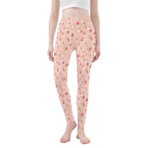 <span class="stc" style="color:#b0e2d7;">Leggings Yoga Pants</span><br>ヨガウェア レギンス<br><span class="stb">(ローズマジック : ピンクベージュ)</span>