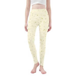 <span class="stc" style="color:#b0e2d7;">Leggings Yoga Pants</span><br>ヨガウェア レギンス<br><span class="stb">(マジックナイト : クリーム)</span>