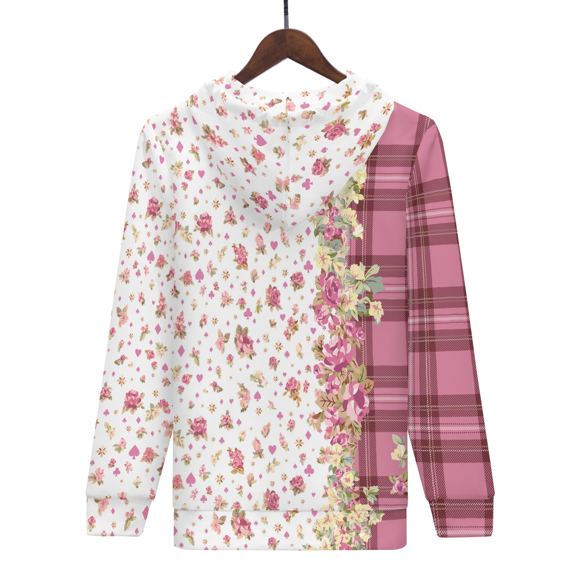 <span class="stc" style="color:#b0e2d7;">Zip Up Hoodie Jacket</span><br>ジップアップパーカー<br><span class="stb">(タータンローズマジック : ホワイト)</span> - 画像 (3)