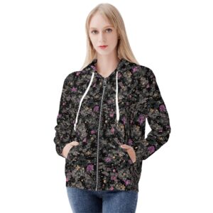 <span class="stc" style="color:#b0e2d7;">Zip Up Hoodie Jacket</span><br>ジップアップパーカー<br><span class="stb">(ローズナイト)</span>