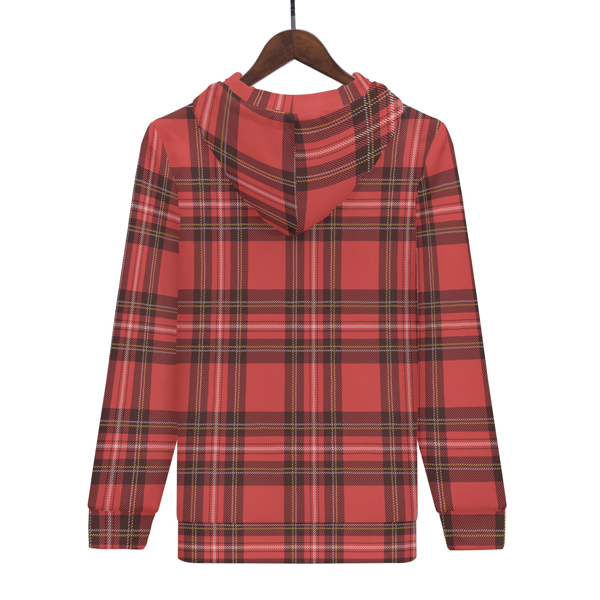 <span class="stc" style="color:#b0e2d7;">Zip Up Hoodie Jacket</span><br>ジップアップパーカー<br><span class="stb">(タータンチェック : レッド)</span> - 画像 (3)