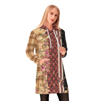 <span class="stc" style="color:#b0e2d7;">Long Hoodie</span><br>ロングパーカー<br><span class="stb">(アーガイル&タータンスター : レッド)</span>