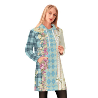 <span class="stc" style="color:#b0e2d7;">Long Hoodie</span><br>ロングパーカー<br><span class="stb">(チェック&タータンマジック : ブルー)</span>