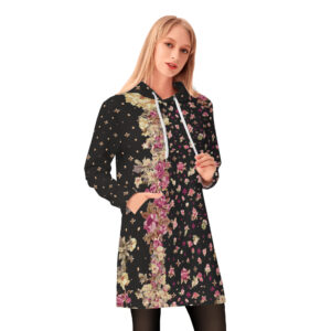 <span class="stc" style="color:#b0e2d7;">Long Hoodie</span><br>ロングパーカー<br><span class="stb">(ローズマジックスター : ブラック)</span>