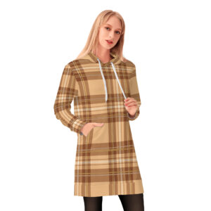 <span class="stc" style="color:#b0e2d7;">Long Hoodie</span><br>ロングパーカー<br><span class="stb">(タータンチェック : ベージュブラウン)</span>