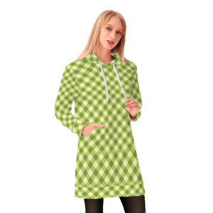 <span class="stc" style="color:#b0e2d7;">Long Hoodie</span><br>ロングパーカー<br><span class="stb">(ギンガムチェック : ライムグリーン)</span>