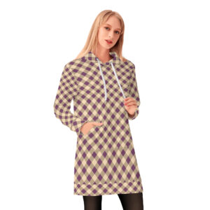 <span class="stc" style="color:#b0e2d7;">Long Hoodie</span><br>ロングパーカー<br><span class="stb">(ギンガムチェック : パープルブラウン)</span>