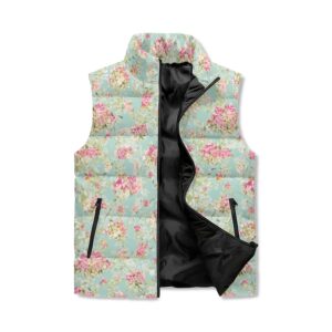 <span class="stc" style="color:#b0e2d7;">Puffer Vest</span><br>ダウンベスト<br><span class="stb">(ブーケ : ターコイズ)</span>