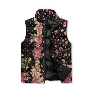 <span class="stc" style="color:#b0e2d7;">Puffer Vest</span><br>ダウンベスト<br><span class="stb">(ローズマジックスタ : ブラック)</span>